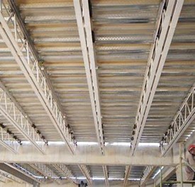 Sistema de losas de entrepiso, construcción, explicación técnica.