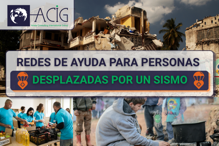 Las redes de ayuda para personas desplazadas a raíz de un terremoto son de vital importancia para garantizar su supervivencia, estabilidad y recuperación tras el evento.