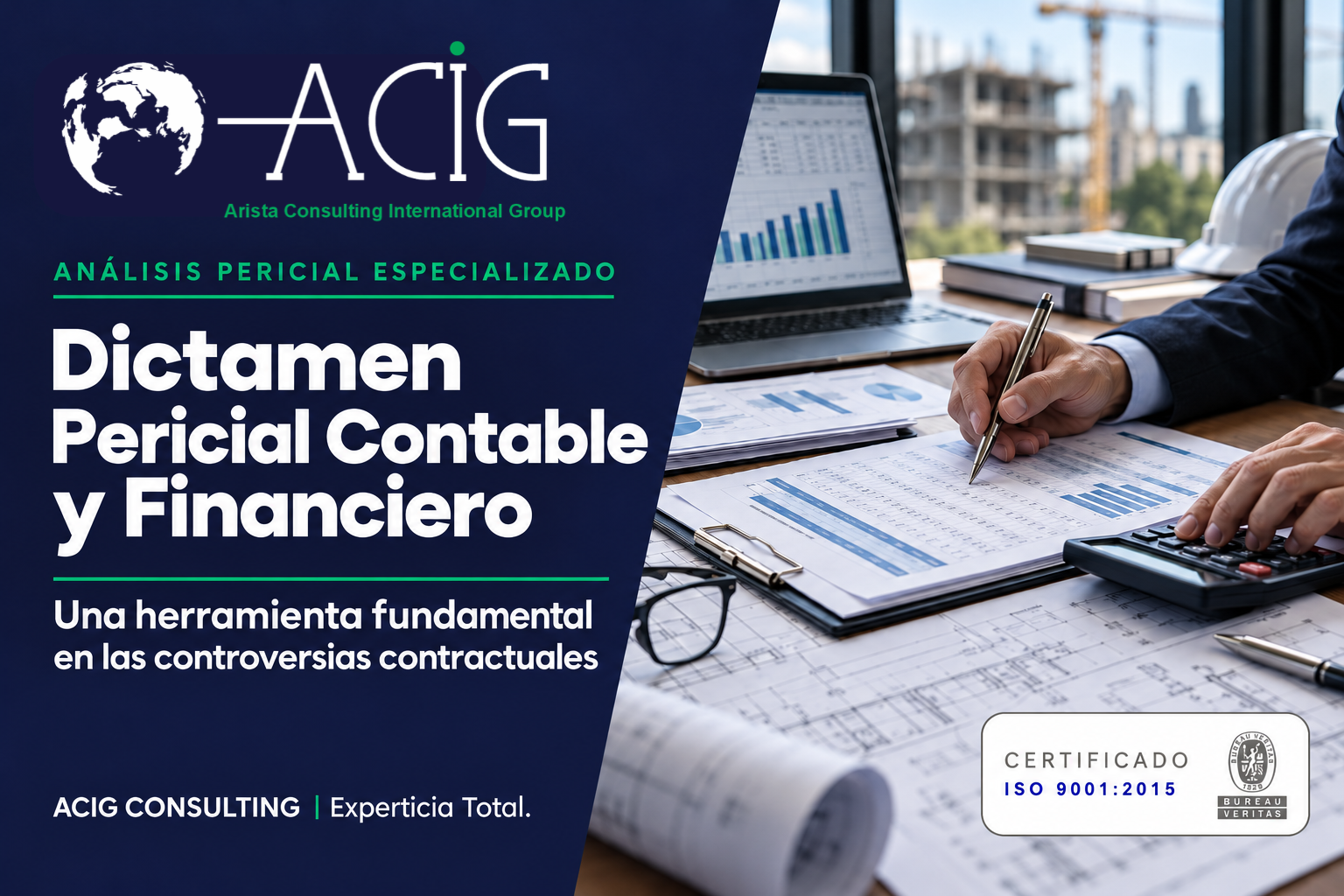 Dictamen pericial contable y financiero resuelve diferencias de pagos, sobrecostos e incumplimientos financieros de forma experta.