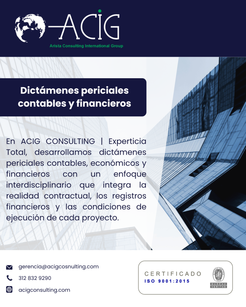 Dictamen pericial contable y financiero resuelve diferencias de pagos, sobrecostos e incumplimientos financieros de forma experta.